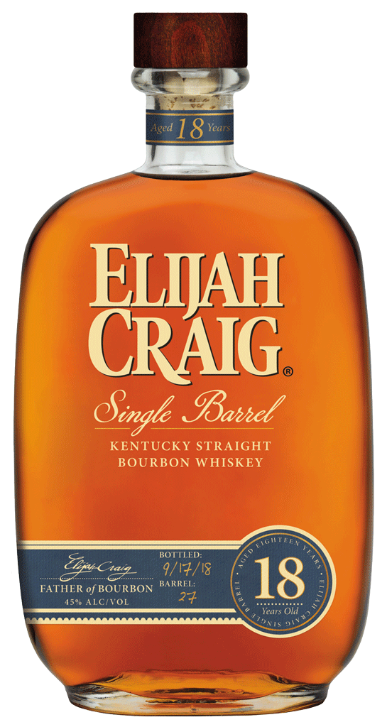 Elijah Craig Single Barrel 18 Year Old Kentucky Bourbon 750ml