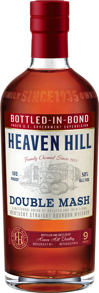 Heaven Hill Double Mash Bottled in Bond 9 Year Old Bourbon Whiskey 750ml
